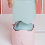 Hello Steamy steriliser being opened by hand