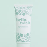 Hello Wash in official mint green studio styling