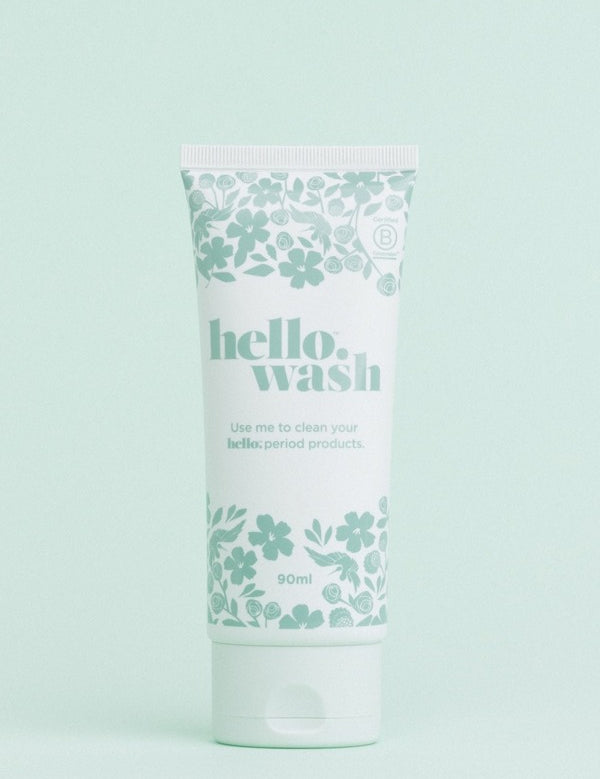 Hello Wash in official mint green studio styling