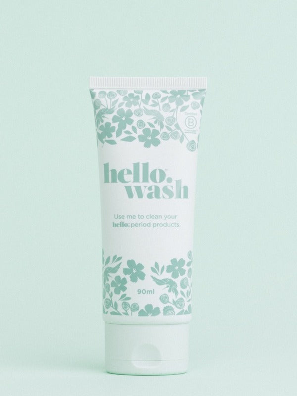 Hello Wash in official mint green studio styling