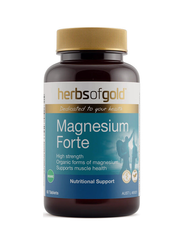 Herbs of Gold Magnesium Forte 60 tablets bottle