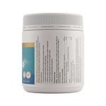 Back of the Herbs of Gold Magnesium Powder High Strength tub showing ingredients