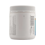 Back of the Herbs of Gold Magnesium Powder High Strength tub showing warnings and directions