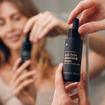 Model using Vanessa Megan Anti-Frizz Smoothing Serum