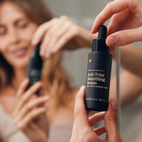 Model using Vanessa Megan Anti-Frizz Smoothing Serum