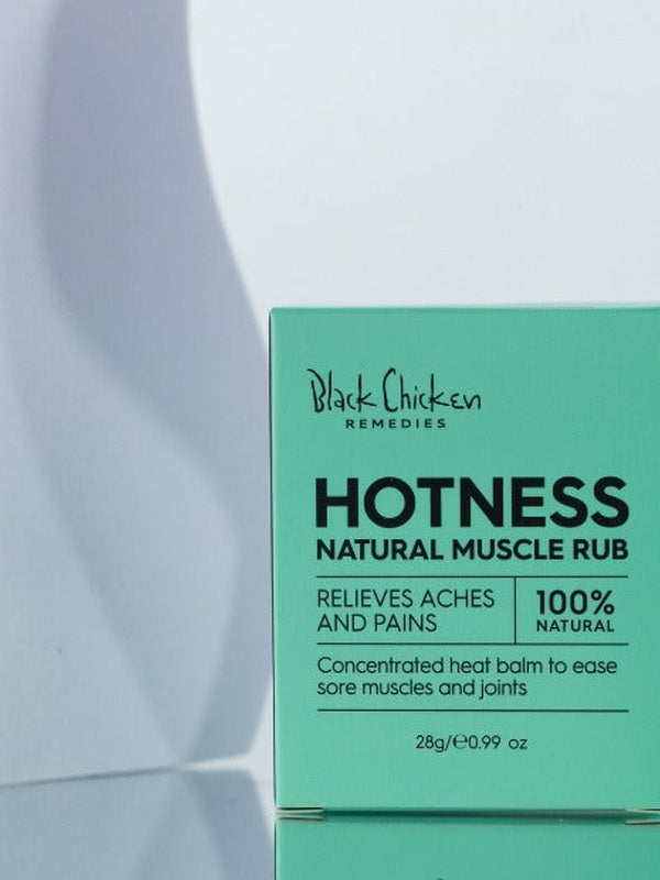 100% Natural Australian-made muscle rub – Black Chicken Remedies Hotness Natural Muscle Rub 28g