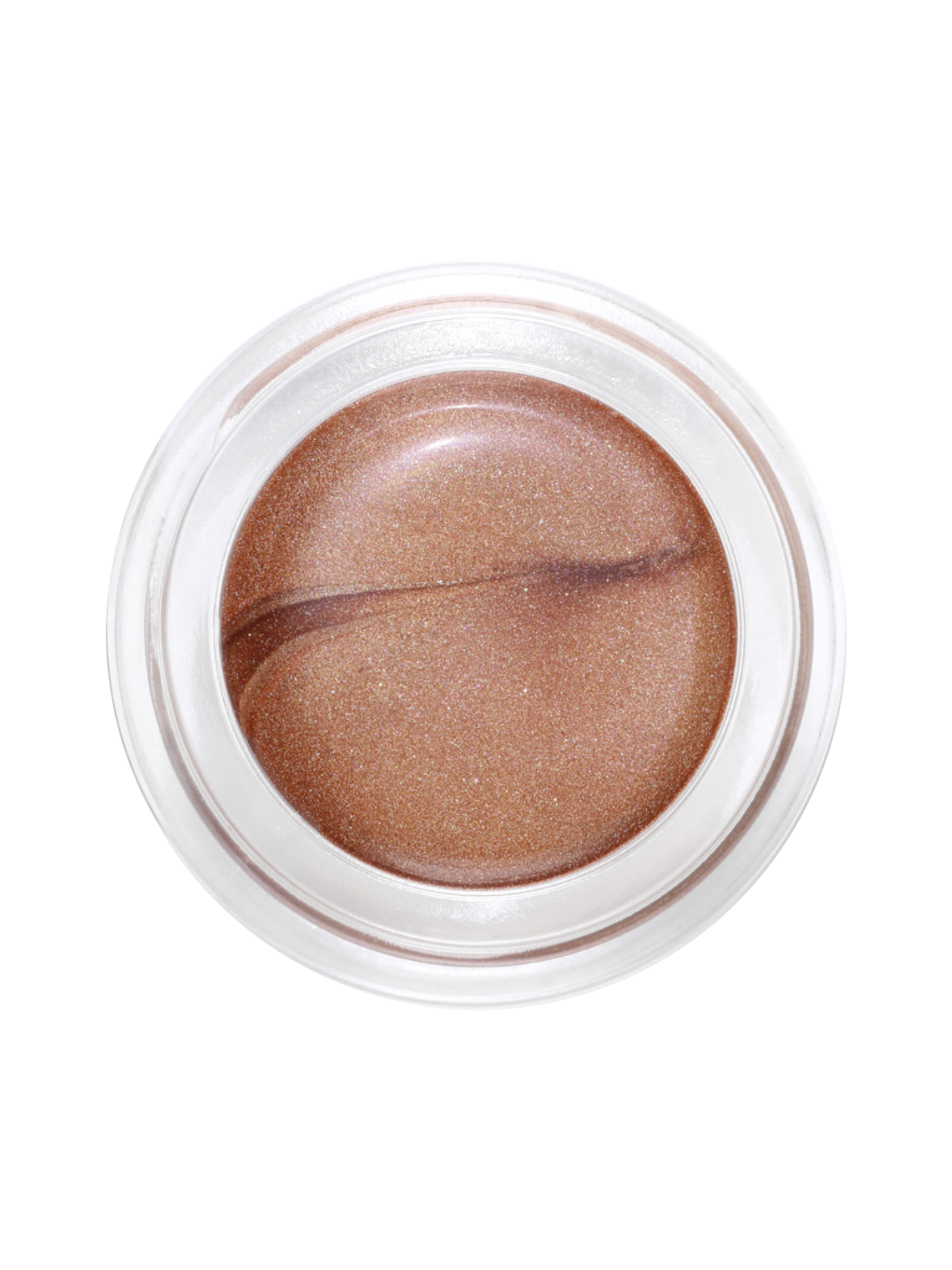 Hurraw! Bronze Aura Balm 5.8g open colour pot on a white background