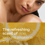 The refreshing scent of ripe lemon awakens the senses