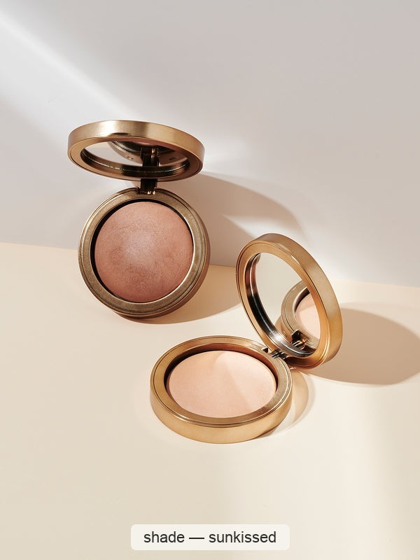 INIKA Organic Baked Mineral Bronzer - Sunkissed 9g – shade Sunkissed, SKU NBR001