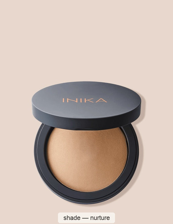 INIKA Organic Baked Mineral Foundation – shade Nurture, SKU NBF003