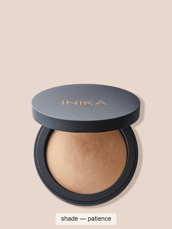 INIKA Organic Baked Mineral Foundation – shade Patience, SKU NBF004