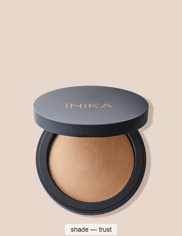 INIKA Organic Baked Mineral Foundation – shade Trust, SKU NBF005