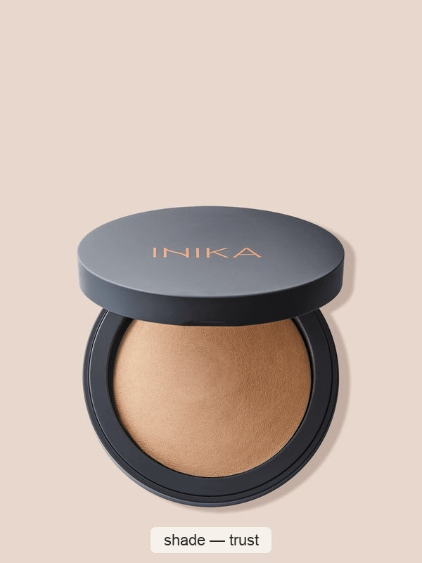 INIKA Organic Baked Mineral Foundation – shade Trust, SKU NBF005