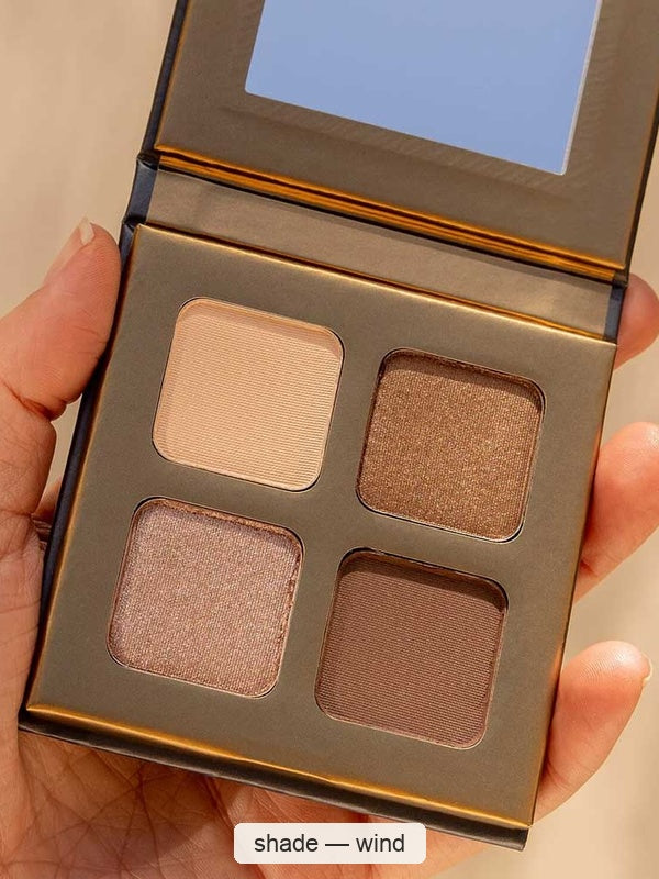 INIKA Organic Eyeshadow Quad - Wind 8g – shade Wind, SKU NEQ001