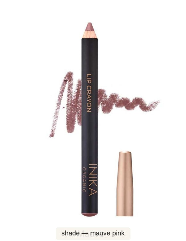 INIKA Organic Lip Crayons 6.7g – shade Mauve Pink, SKU MLP
