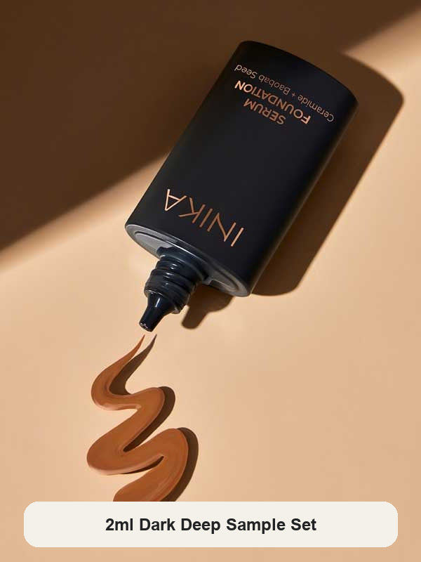 INIKA Organic Serum Foundation – 2ml Dark / Deep Sample Set – SKU INIKASD