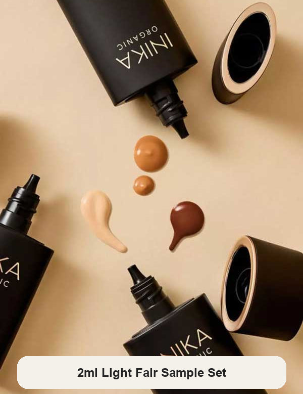INIKA Organic Serum Foundation – 2ml Light / Fair Sample Set – SKU INIKASL
