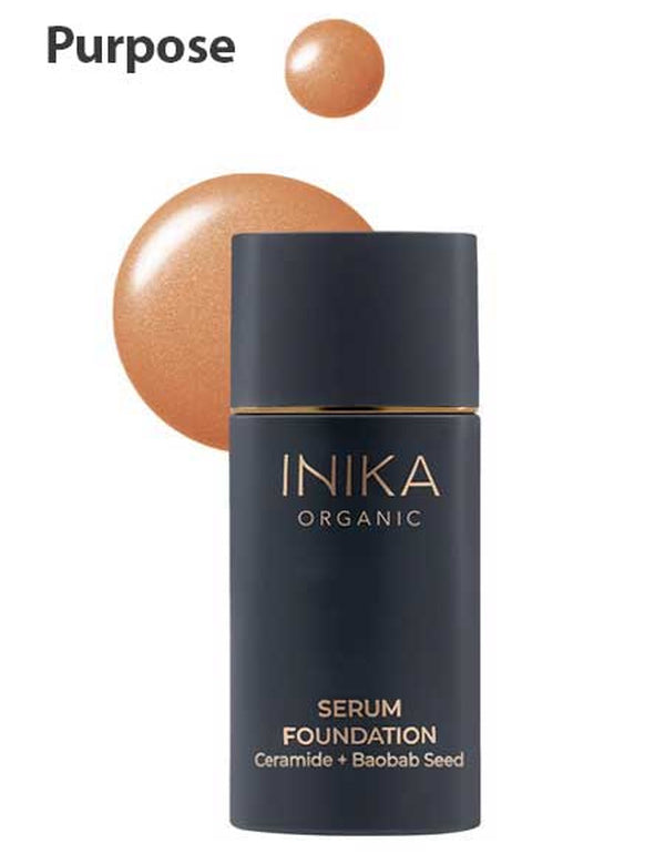 INIKA Organic Serum Foundation – Purpose – SKU NSF007