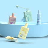 Jack N' Jill Baby Wash in a playful bath setting