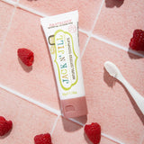 Jack N' Jill raspberry toothpaste lifestyle scene