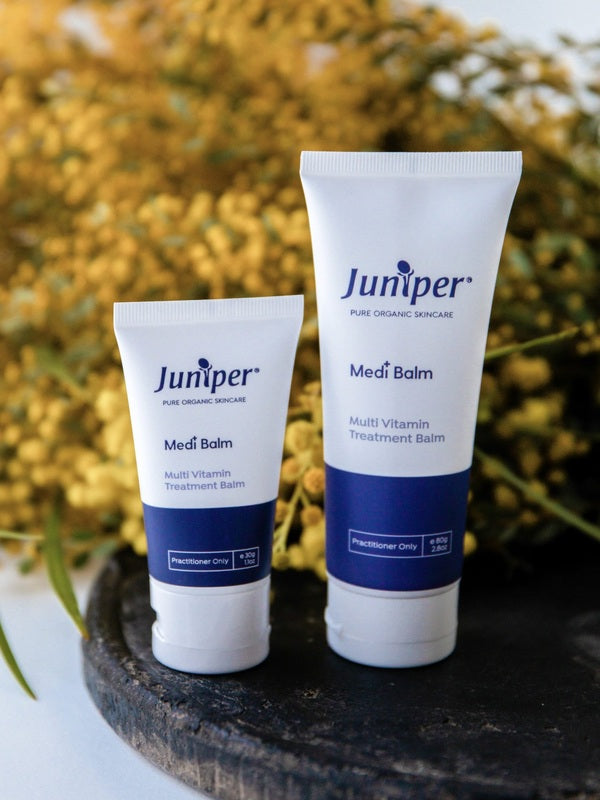 Juniper Medi Balm 30g and 80g lifestyle