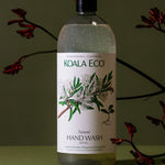 Koala Eco Rosalina and Peppermint Hand Wash surrounded by sculptural gum branches