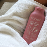 Kolorex Herbal Intimate Wash Sensitive Care styled with a towel