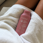 Kolorex Herbal Intimate Wash Sensitive Care styled with a towel