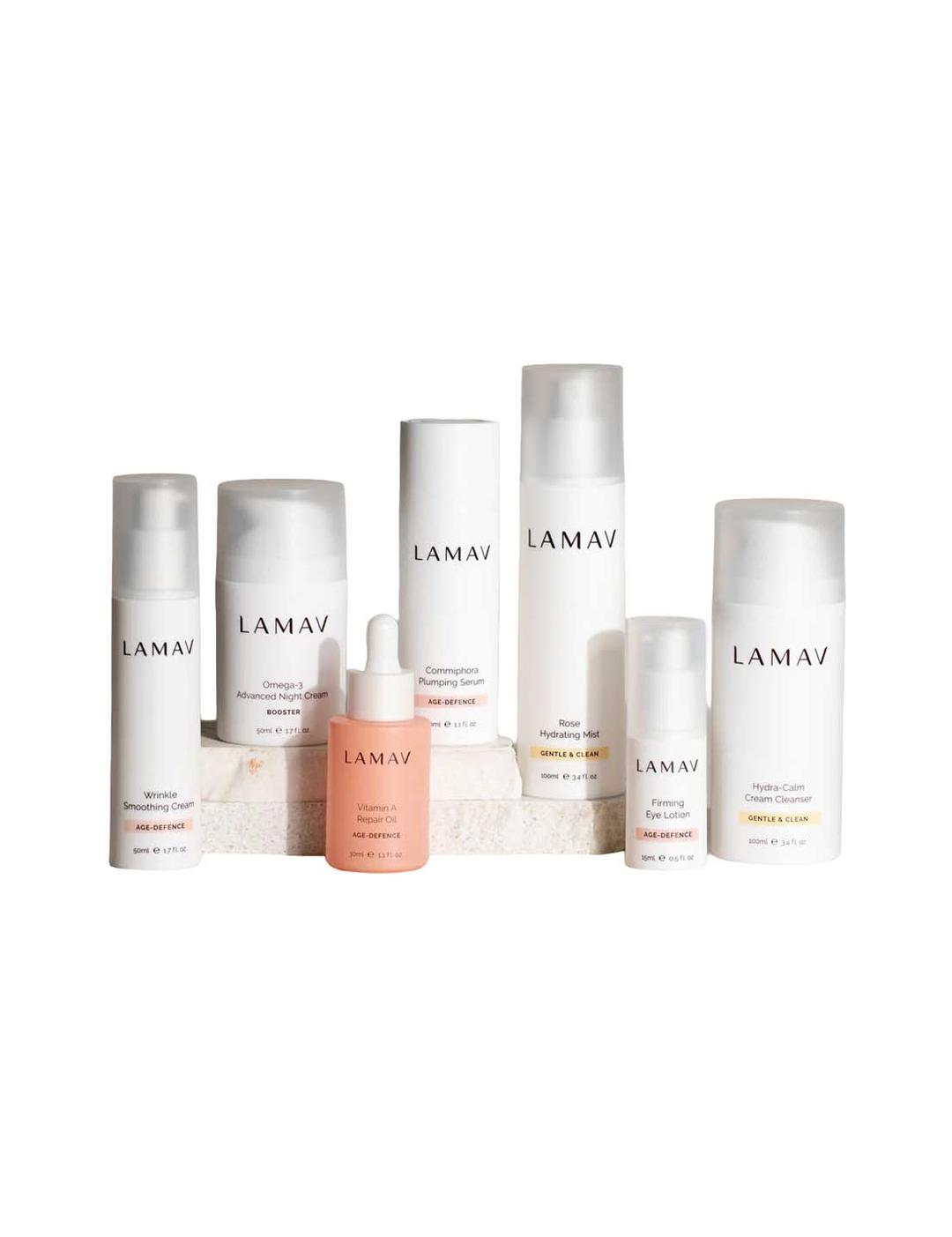 LAMAV Age-Defence Complete Skincare Collection for Dry and Sensitive Skin