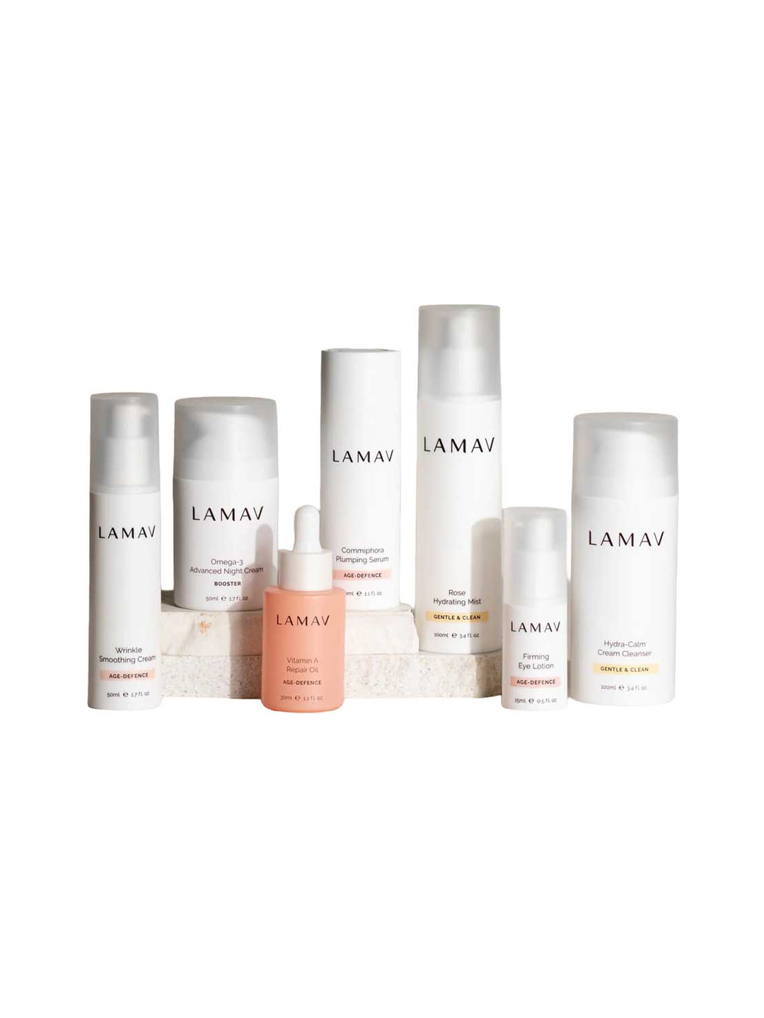 LAMAV Age-Defence Complete Skincare Collection for Dry and Sensitive Skin