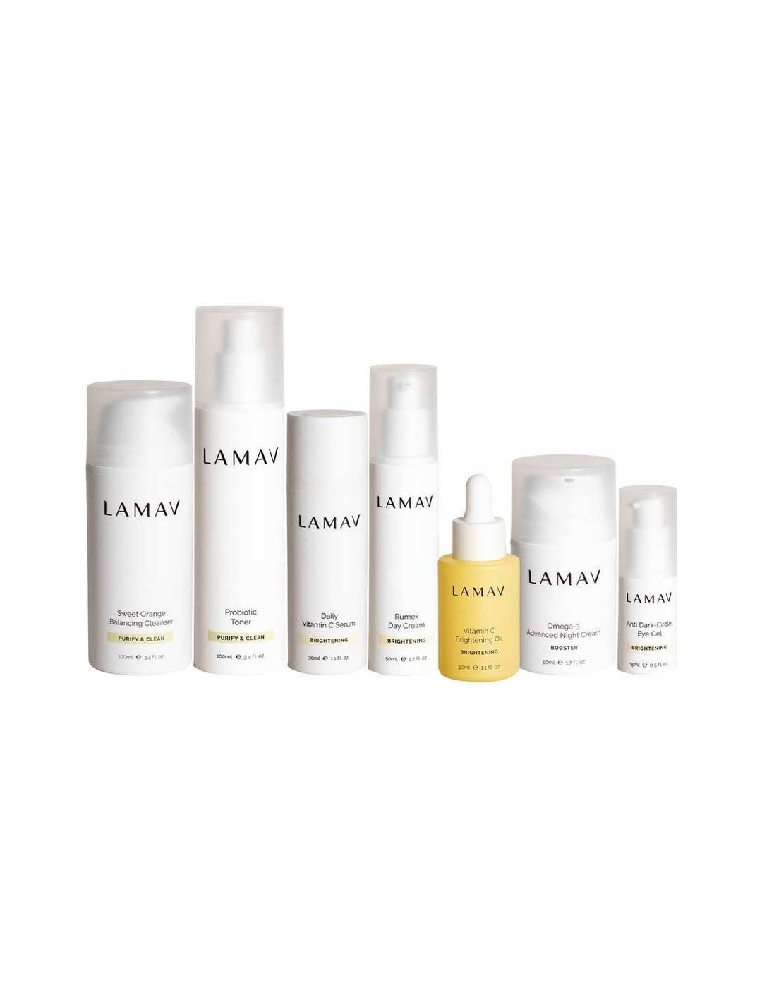LAMAV Age-Defence Complete Skincare Collection for Oily and Combination Skin