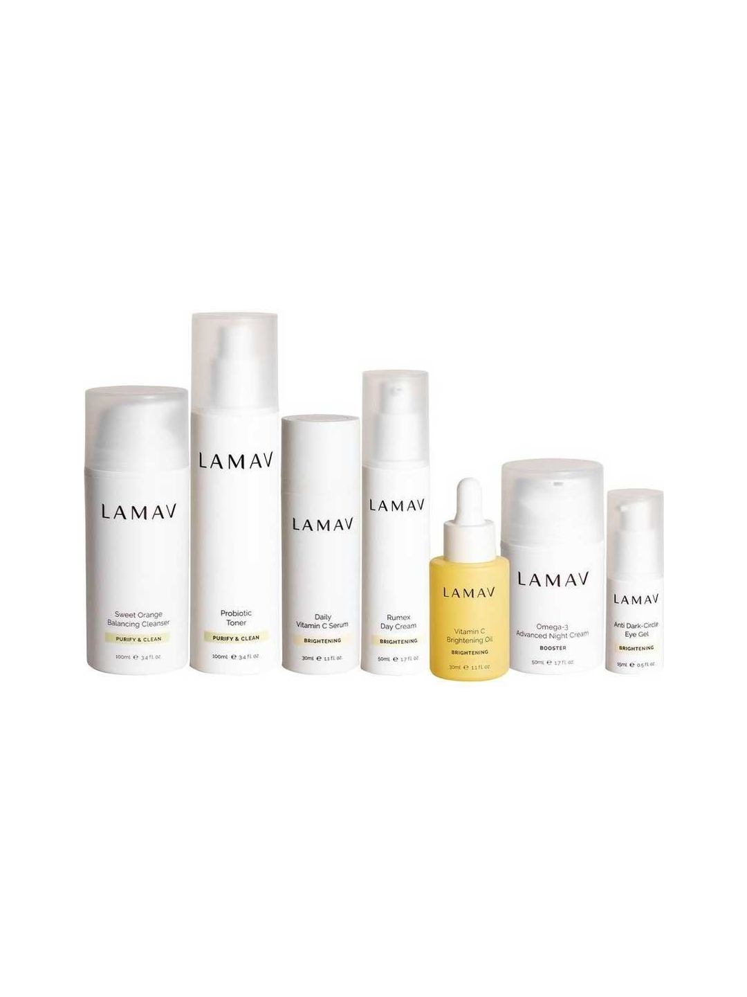 LAMAV Age-Defence Complete Skincare Collection for Oily and Combination Skin