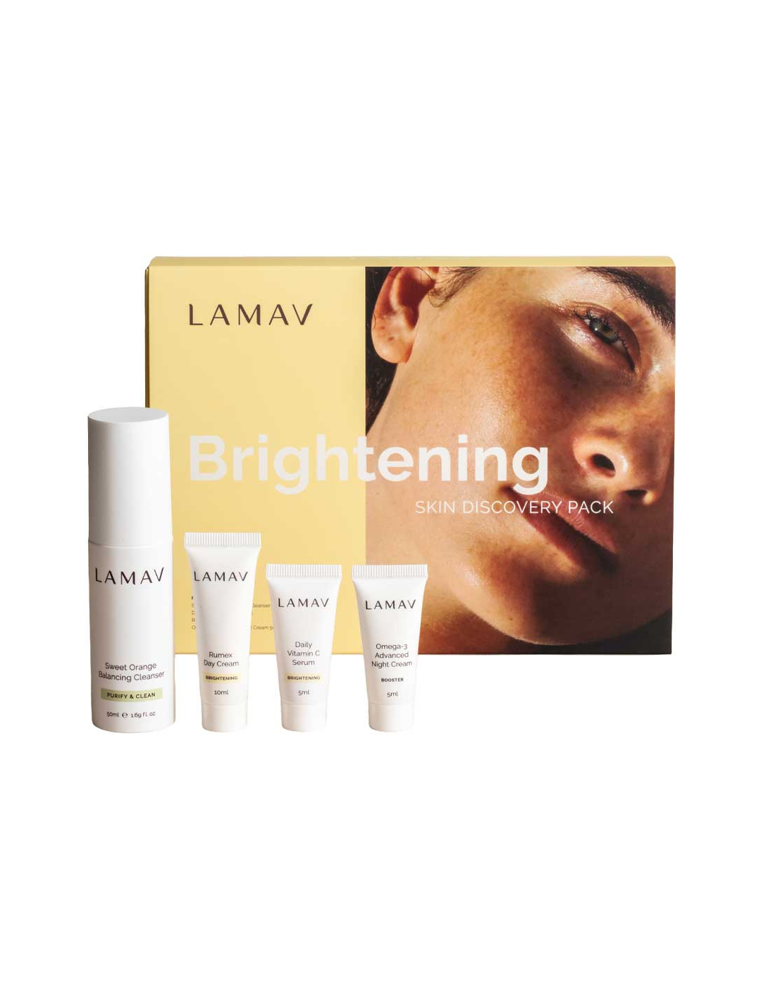 LAMAV Brightening Skin Discovery Pack 4 Pack