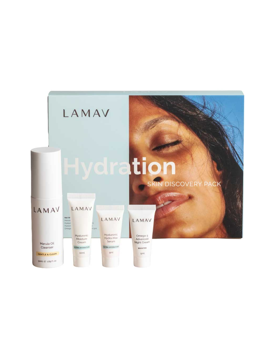 LAMAV Hydration Skin Discovery Pack 4 Pack