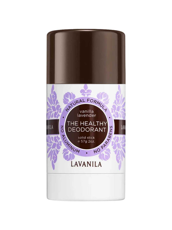 Lavanila The Healthy Deodorant in Vanilla Lavender, a 57g natural aluminium free deodorant stick.