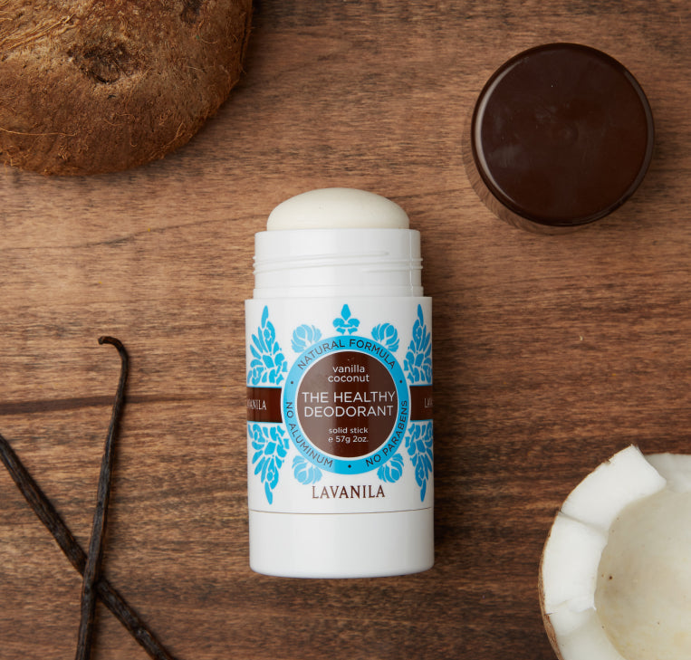 Lavanila Vanilla Coconut Deodorant lifestyle