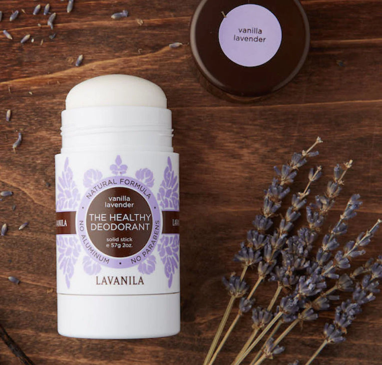 Lavanila Vanilla Lavender Deodorant lifestyle