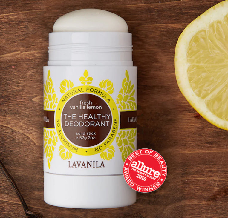 Lavanila Vanilla Lemon Deodorant lifestyle