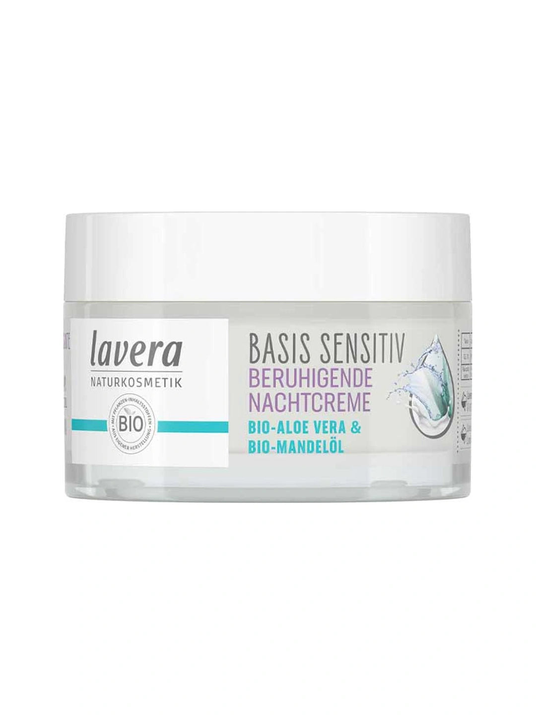 Lavera Basis Sensitiv Calming Night Cream 50ml front product image