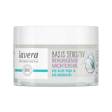 Lavera Basis Sensitiv Calming Night Cream 50ml front product image