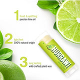 Ingredients and product information for Hurraw! Organic Lip Balm - Lime 4.8g