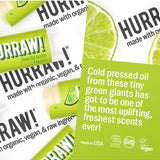 Product and flavour details for Hurraw! Organic Lip Balm - Lime 4.8g