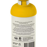 Little Urchin Kids Natural Clear Zinc Sunscreen SPF50+ 300g — the back label of the yellow 300g pump bottle.