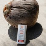 Little Urchin medium tint zinc stick styled with a coconut