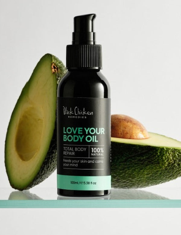 Vegan body oil – Black Chicken Remedies Love Your Body Oil 100ml