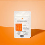 Back of the Matcha Maiden Fly Me To The Immune 28.35g pouch with nutrition and preparation information.