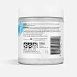 Back of Melrose FutureLab NMN powder showing nutrition and ingredient information