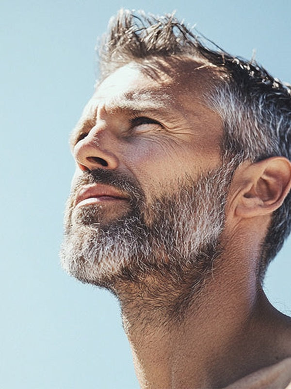Man outdoors in official Melrose FutureLab Testosterone Matrix lifestyle imagery