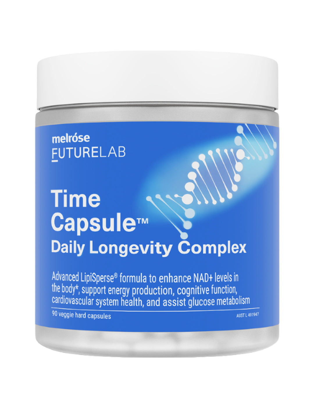Melrose FutureLab Time Capsule Daily Longevity Complex 90 caps – shadowless product image