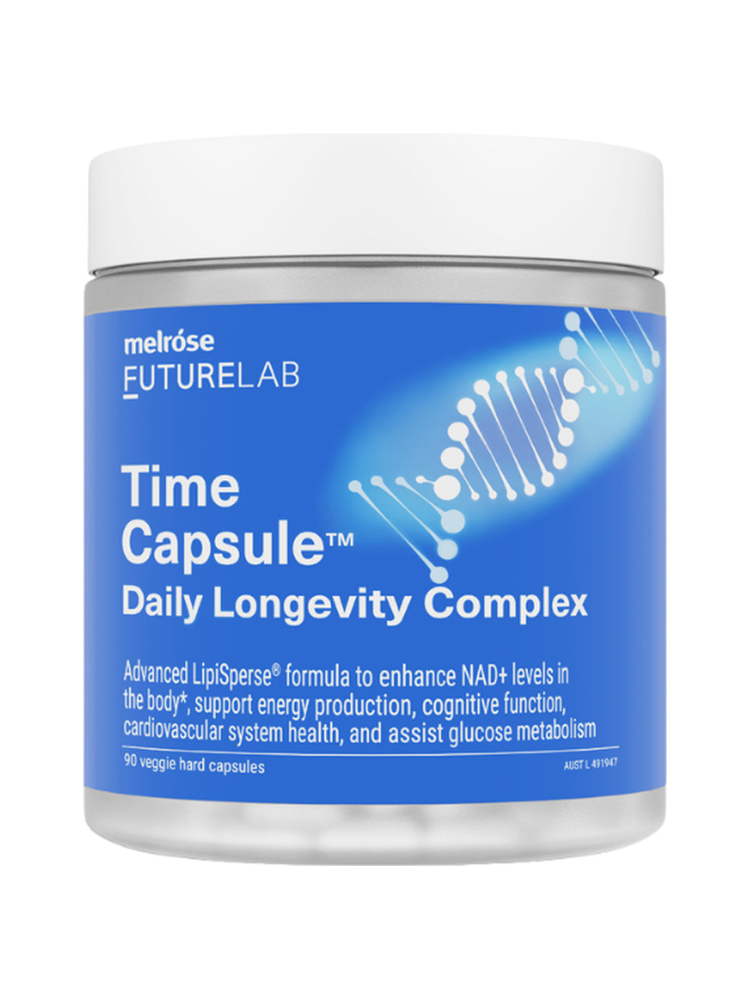 Melrose FutureLab Time Capsule Daily Longevity Complex 90 caps – shadowless product image